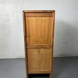 Vintage curtain file cabinet