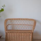 Vintage wicker chest