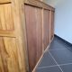 Low teak furniture