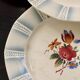 4 vintage Sarreguemines “Claude” dinner plates - Earthenware with floral decoration