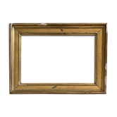 Miroir doré ancien piqué 84x61cm
