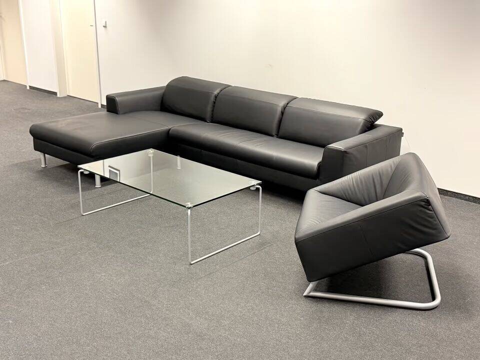 Rolf Benz Freistil Living Room Set-Corner sofa Armchair coffee table 3-piece