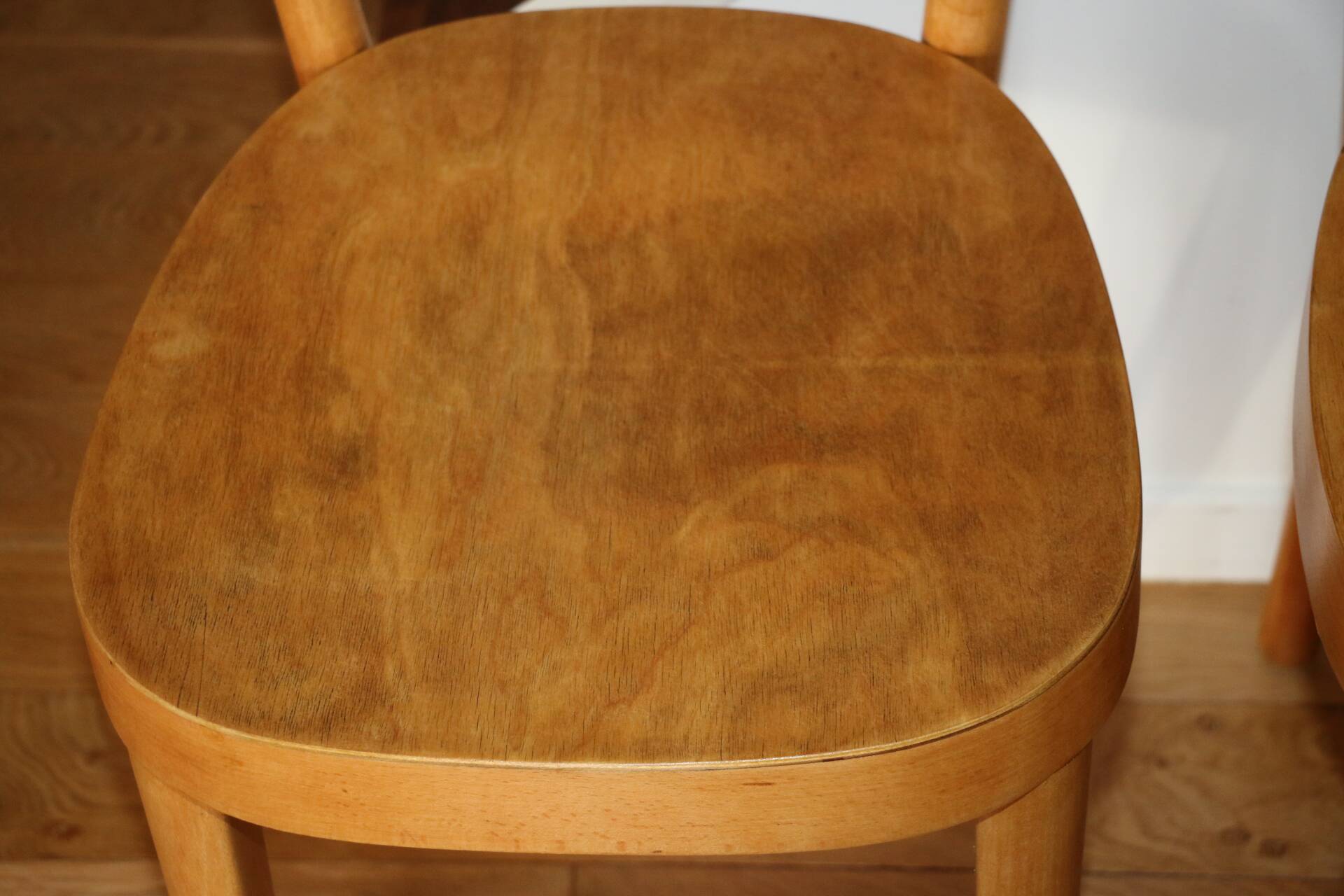 Série de 3 chaises bistrot 1950