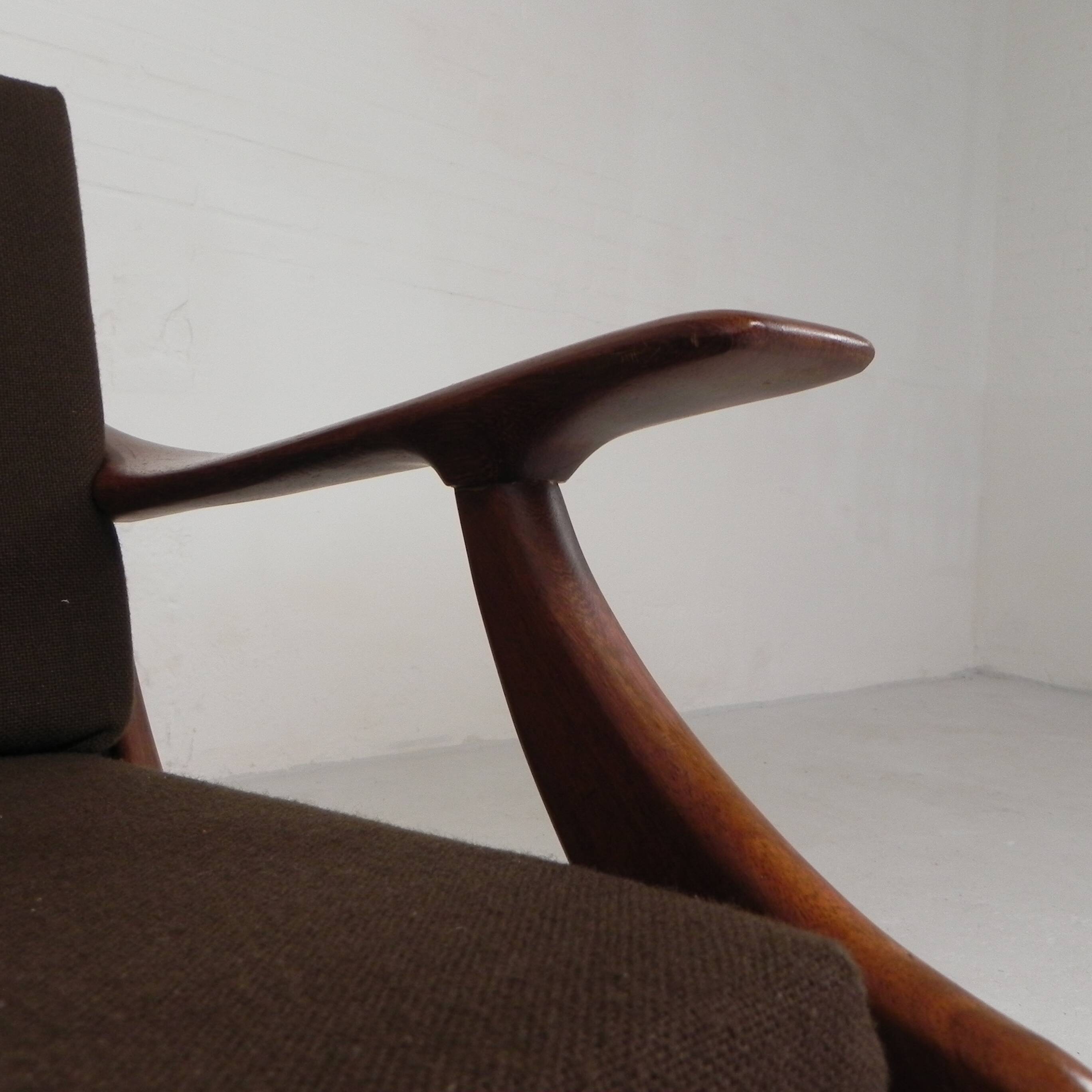 Three-seater teak sofa from De Ster Geldermalsen Gelderland, 1960s.