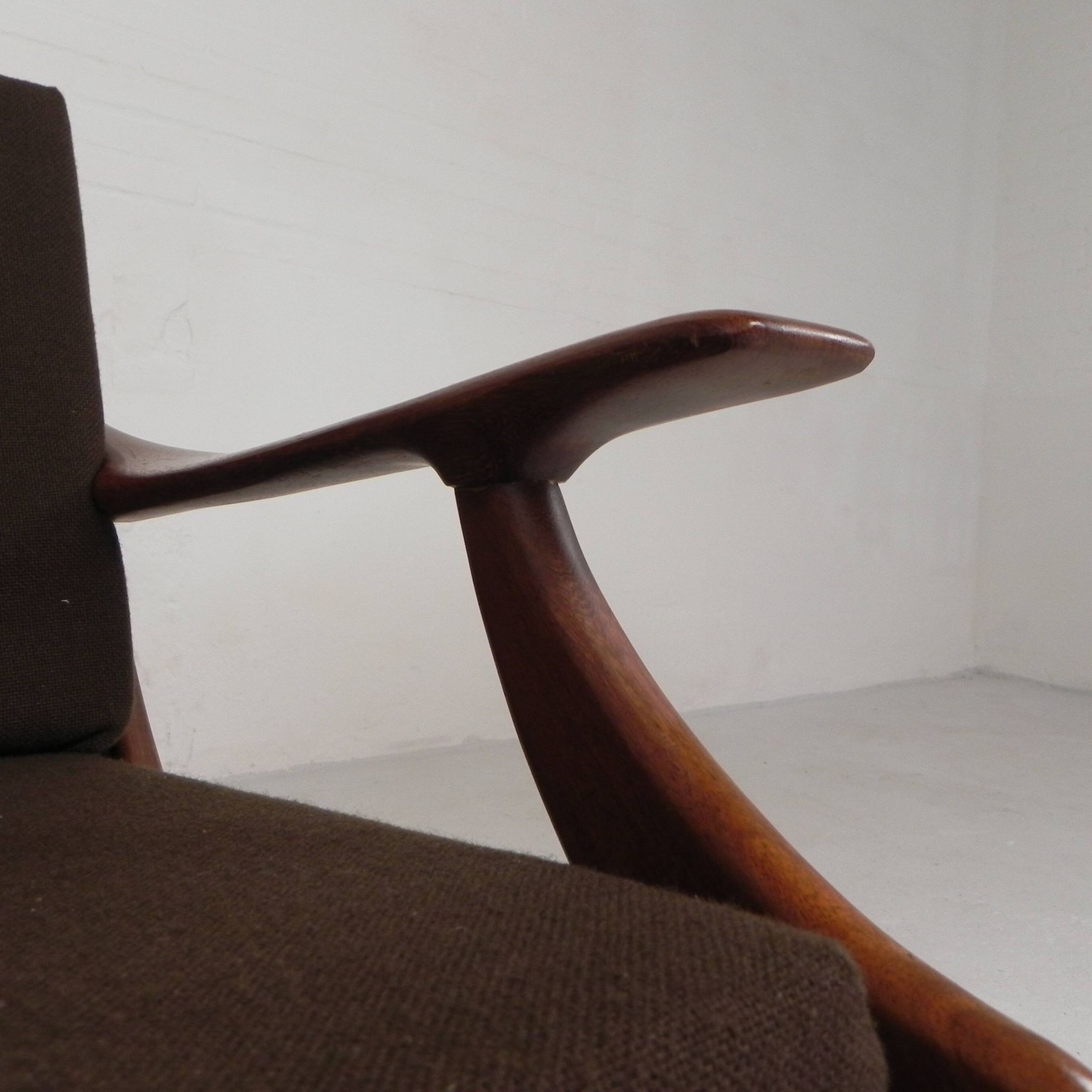 Three-seater teak sofa from De Ster Geldermalsen Gelderland, 1960s.