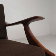 Three-seater teak sofa from De Ster Geldermalsen Gelderland, 1960s.
