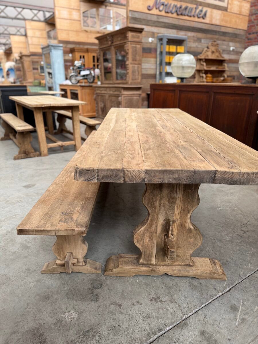 Monastery table and its 2 benches