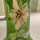 Vase en verre émaillé art nouveau