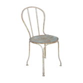 Old iron garden chair