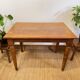 Antique solid wood bistro table