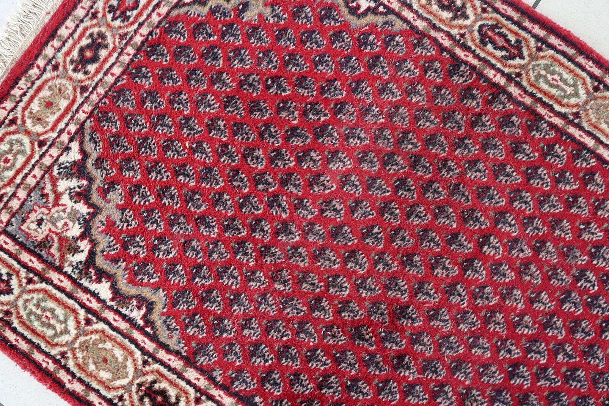 Tapis Vintage Seraband Indien Fait Main – 94 x 163 cm - 1C1032