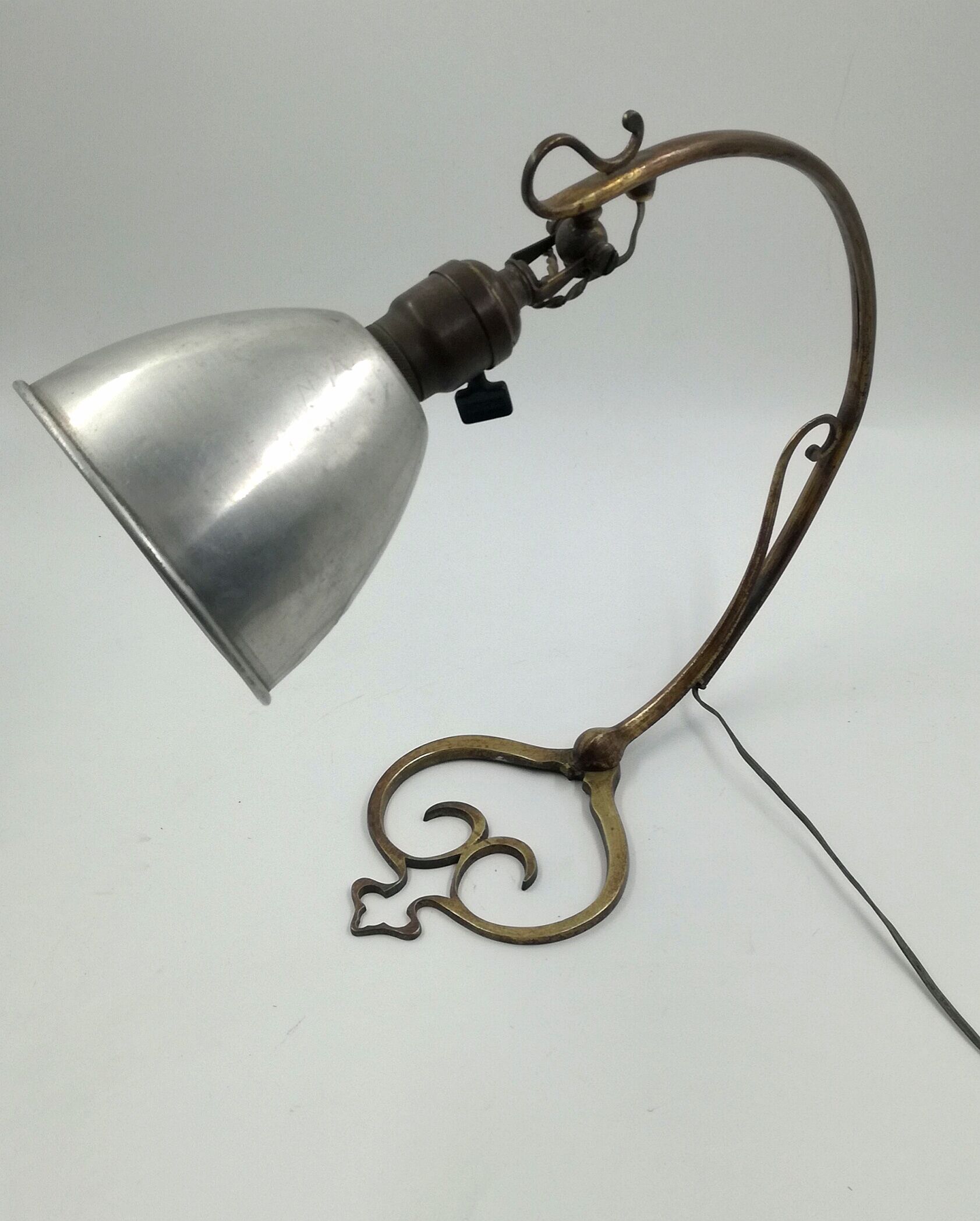 Art deco lamp in brass and bronze 20/30s