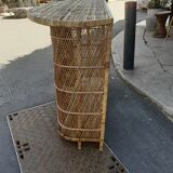 Peacock rattan bar
