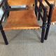 Paire de fauteuils safari