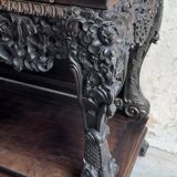 Antique 19th century Qing Dynasty hand carved console circa 1860, China.