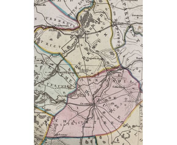 Carte ancienne Eure et Loire
