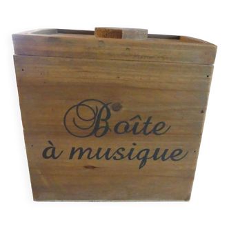 Boîte à cd en bois