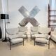 4 fauteuils Tre Pezzi par Franco Albini pour Cassina
