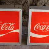 Illuminated sign Coca Cola 1970