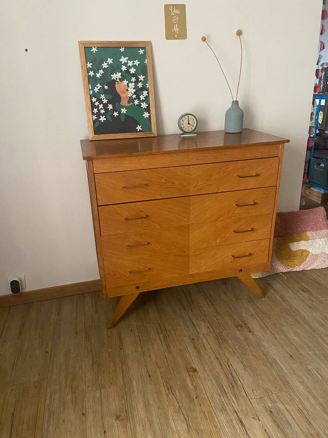 Commode vintage scandinave