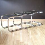 3 Table Chrome Design 70s'