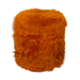 Pouf chest, Pelfran moumoute orange
