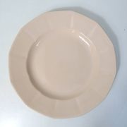 Assiette de présentation Digoin Sarreguemines rose poudré