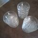 12 crystal champagne glasses engraved with a wheat stalk motif