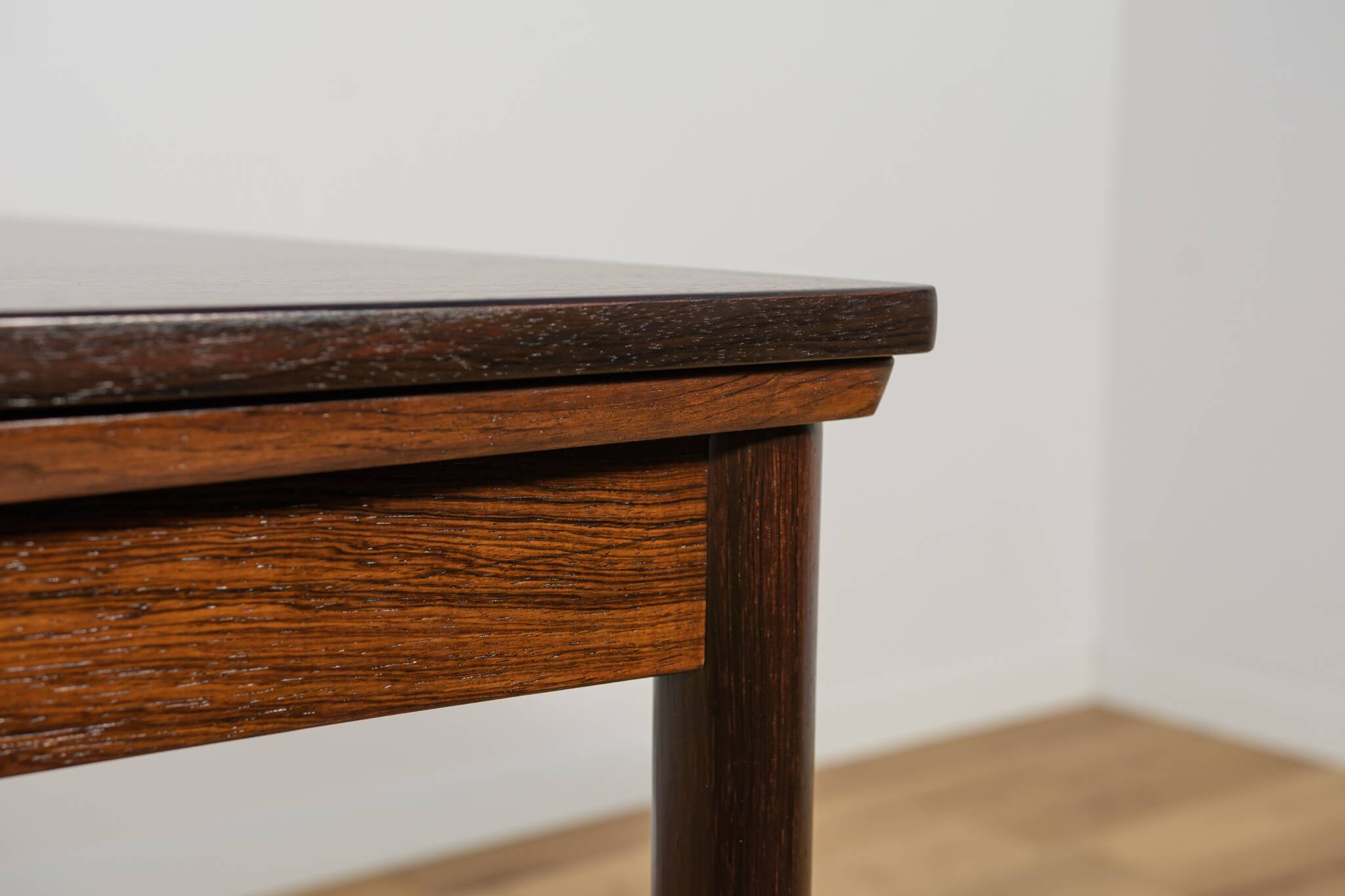 Mid-Century Danish Extendable Rosewood Dining Table, Denmark, 1960s