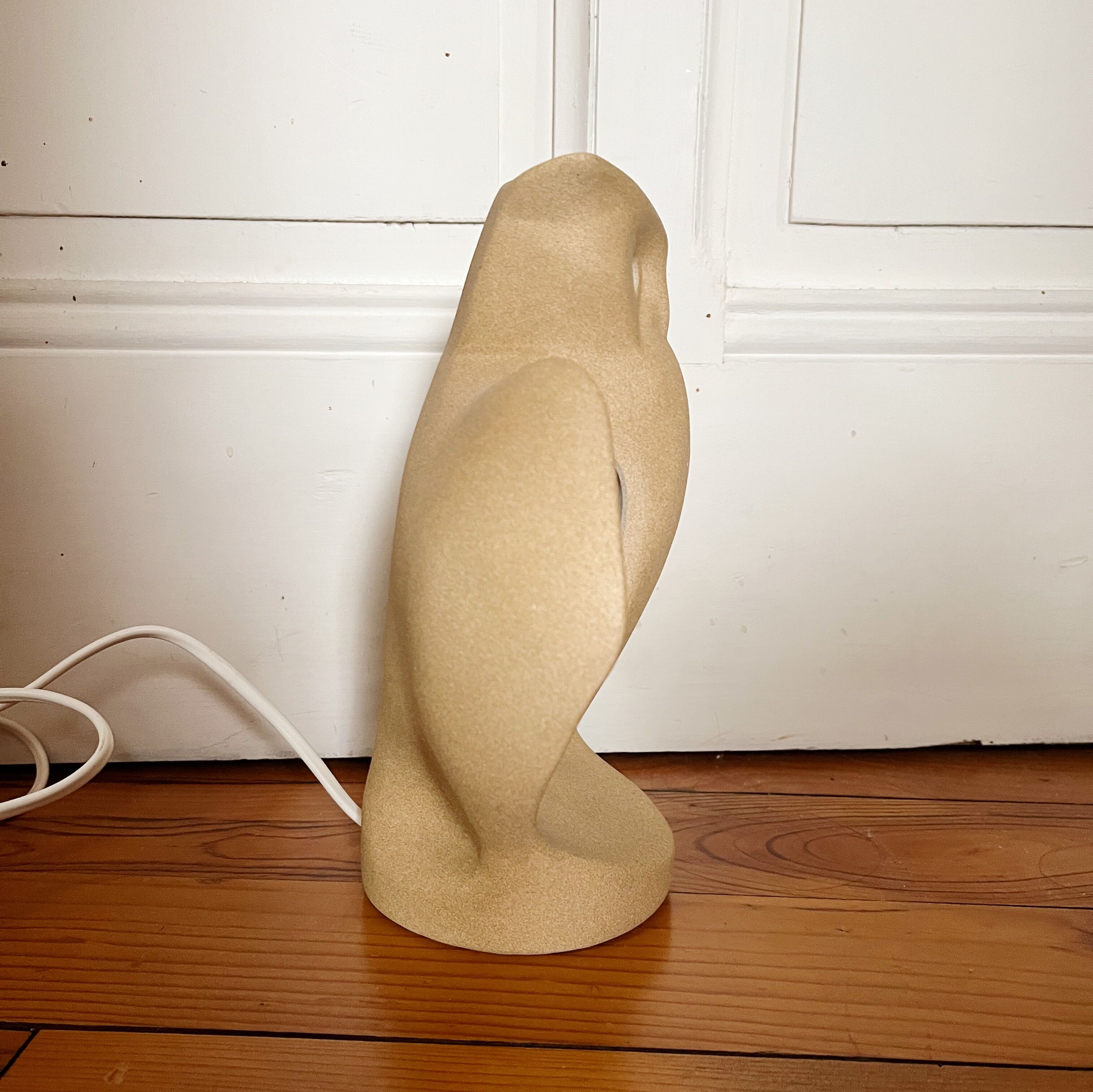 Owl ceramic lamp 70s/80s
