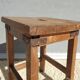 Oak workshop stool with grip