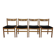 Danish Oak Dining Chairs, Set of 4, 1960s