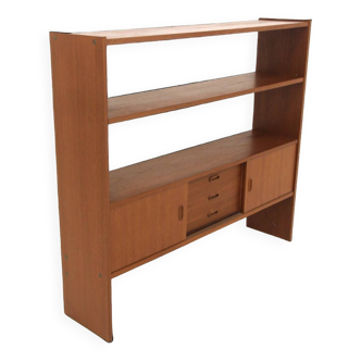 Scandinavian teak bookcase, Sweden, 1960