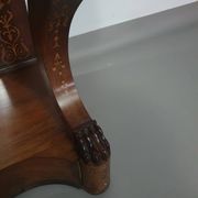 French trumeau / side table 1830s / inlay wood / mirror
