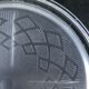 Pair of pressed moulded glass bottles mats