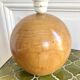 Large solid wood ball lamp