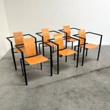 6x Trix dining chair by KFF Design, 1980s