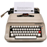 Machine à écrire underwood 319 beige révisée ruban neuf