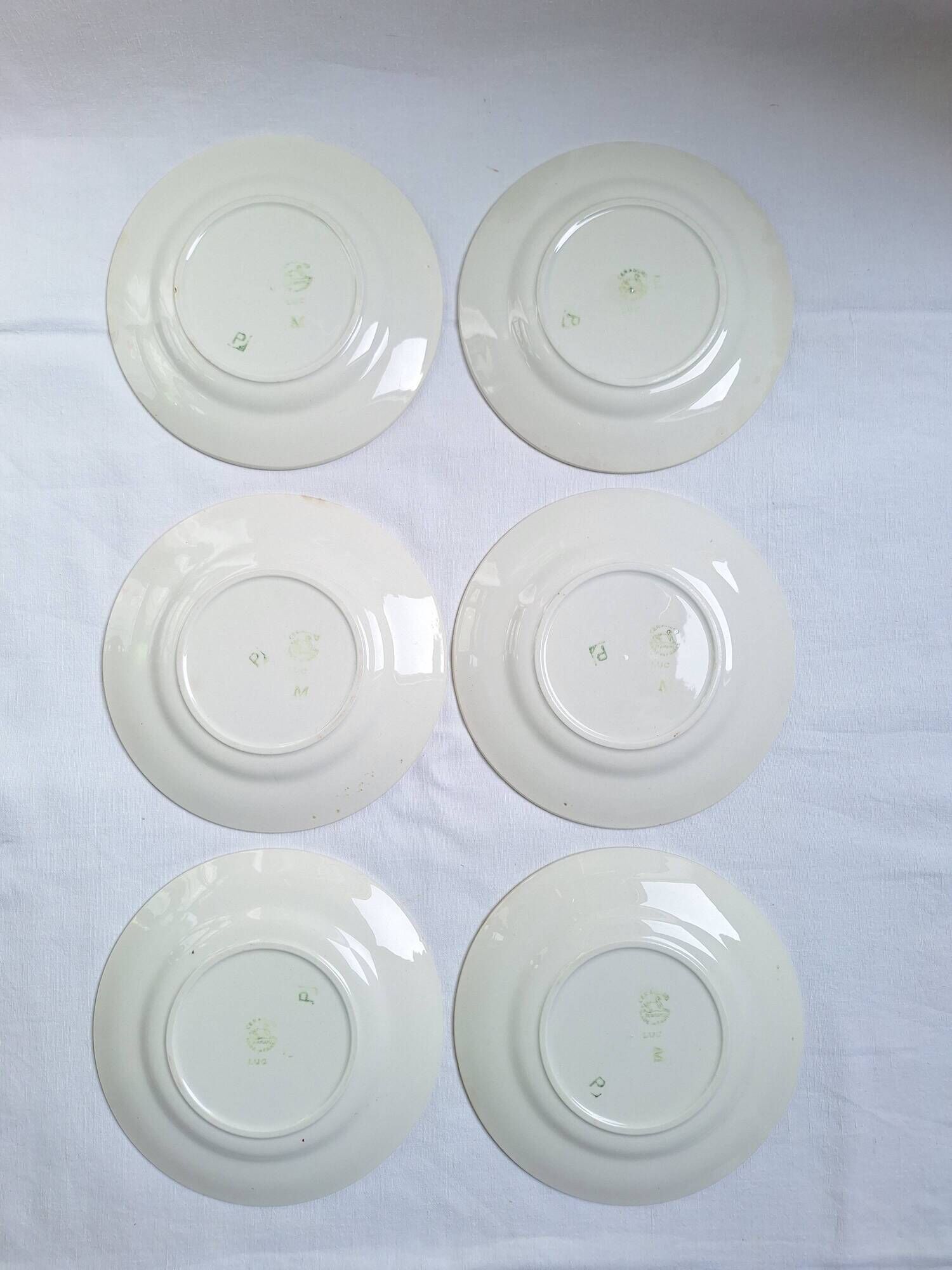 St Amand dessert plates model Luc
