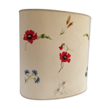 Handmade vintage oval lampshade