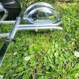 Chrome and Bakelite ashtray by Demeyere