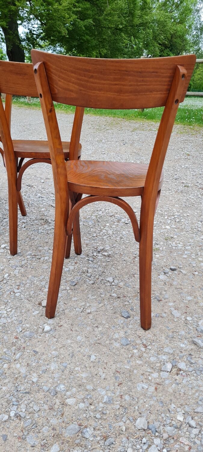 Set of 4 Baumann bistro chairs