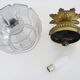 Louis XV style Hall lantern in bronze and glass globe. Around 1920