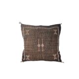 Moroccan brown bohemian cushion