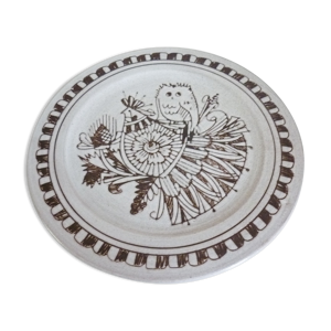 Assiette céramique d'art