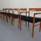 Danish Teak Dining Chairs by H. W. Klein for Bramin, 1960s, Set of 6