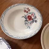 Mismatched antique plates