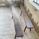 Banc de ferme en chêne massif 3m