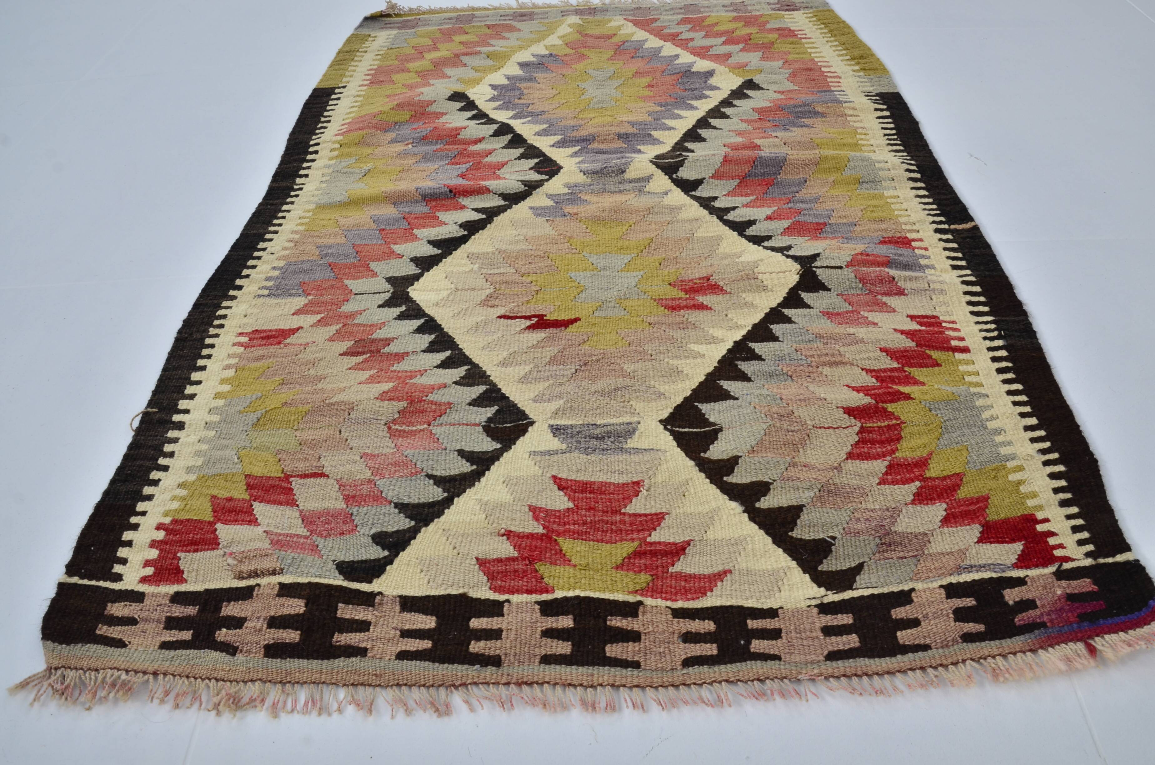 Anatolian Oushak Vintage Kilim Rug sku 3071
