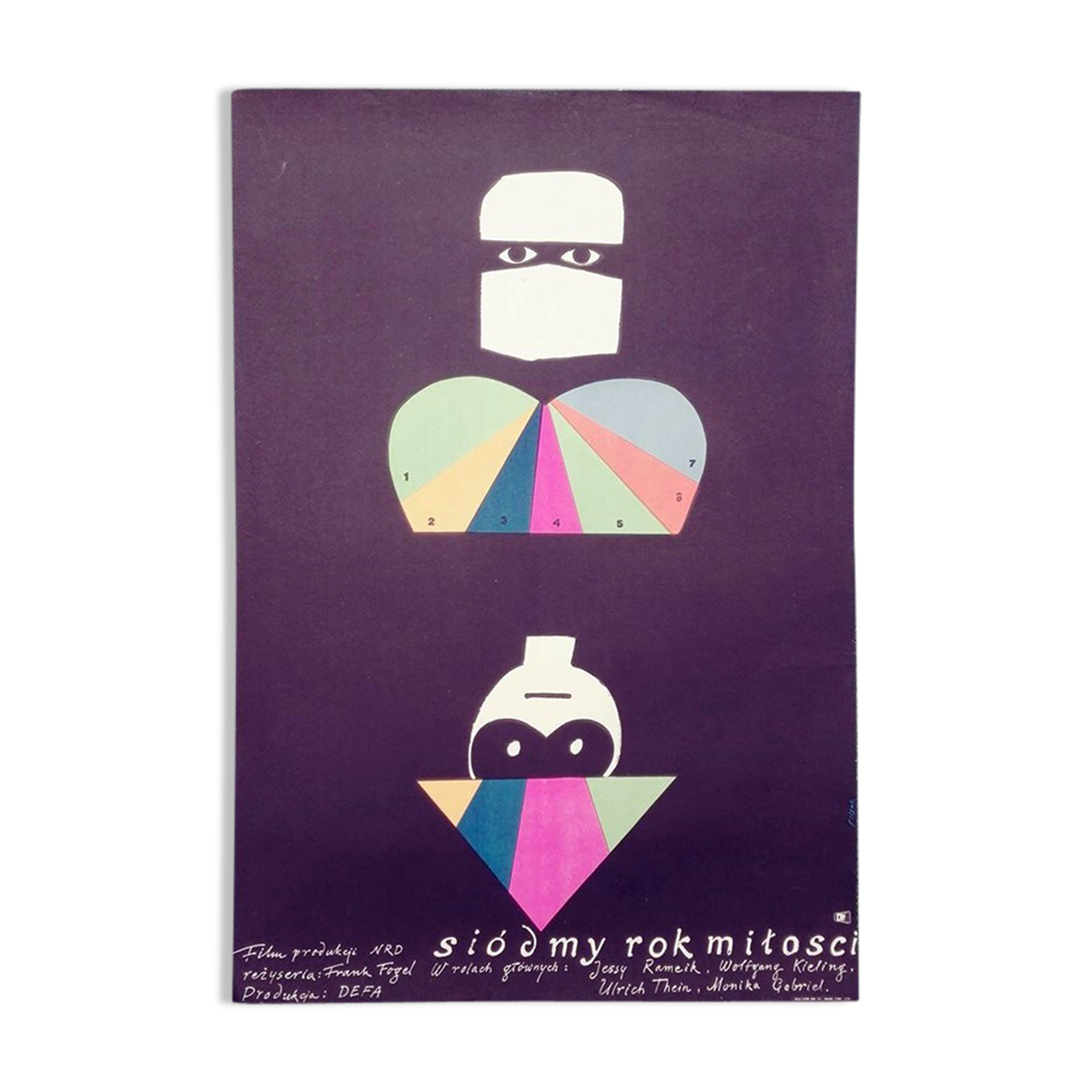 Original Polish Poster of 1969 58x84